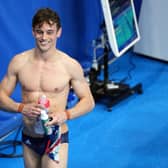 Tom Daley was third in the Olympics men's 10m platform final at the Tokyo Aquatics Centre. Picture: Joe Giddens/PA Wire