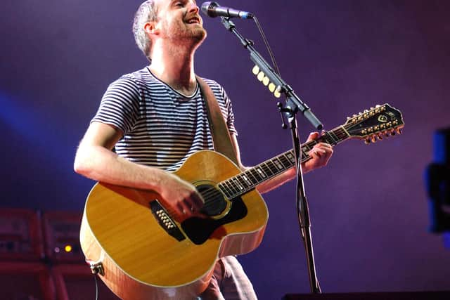 Fran Healy of Travis performing on the main stage at the Isle of Wight Festival, held at Seaclose Park, Saturday 11 June 2005. PRESS ASSOCIATION Photo. Photo credit should read: Yui Mok/PA 