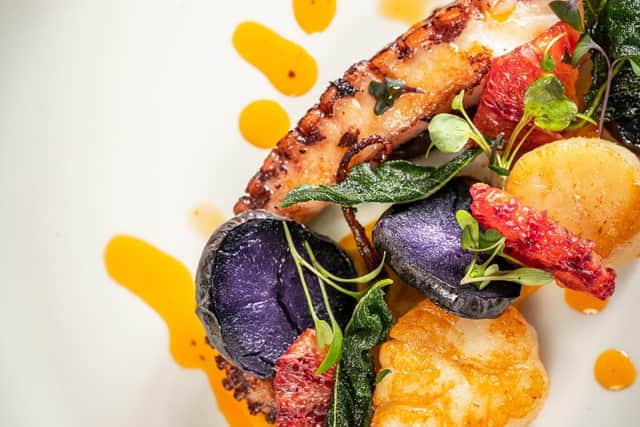 The Marriott Park Lane’s Lanes of London restaurant and bar serves contemporary British dishes. Pic: Contributed