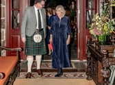 Ewan Venters, Artfarm CEO and Her Majesty The Queen Consort (all photos: Sim Canetty-Clark)