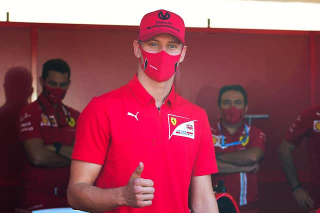 Mick Schumacher, son of former F1 champion Michael Schumacher.