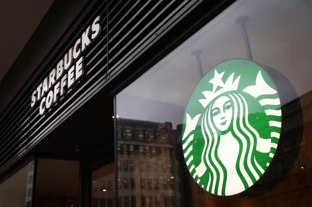 There was some recovery for coffee giant Starbucks when stores were allowed to reopen last summer. Picture: Philip Toscano/PA