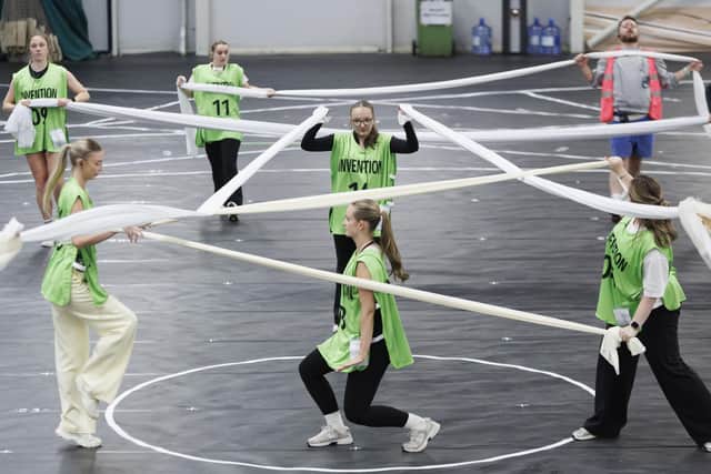 Rehearsals for the Glasgow 2026 Commonwealth Games opening ceremony.