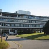 Aberdeen Royal Infirmary, where the girl was pronounced dead after earlier being struck by a Land Rover