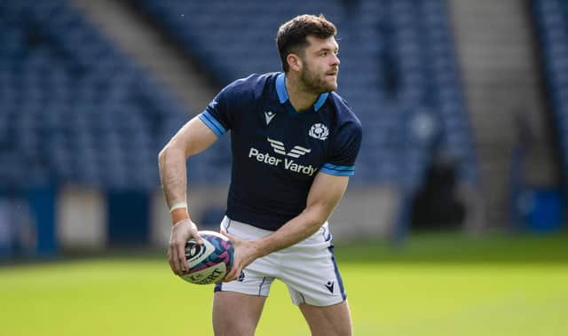 Blair Kinghorn will start at stand-off for Scotland against Italy.  (Photo by Craig Williamson / SNS Group)