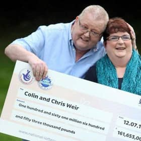 Mr and Mrs Weir from Largs, North Ayrshire, bagged their historic winnings in July 2011, making them the biggest UK winners at the time.