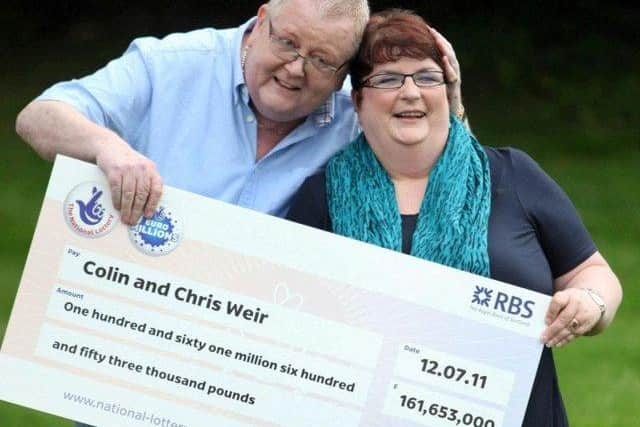 Mr and Mrs Weir from Largs, North Ayrshire, bagged their historic winnings in July 2011, making them the biggest UK winners at the time.