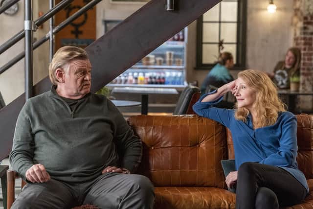 Brendan Gleeson and Patricia Clarkson argue about the State of The Union