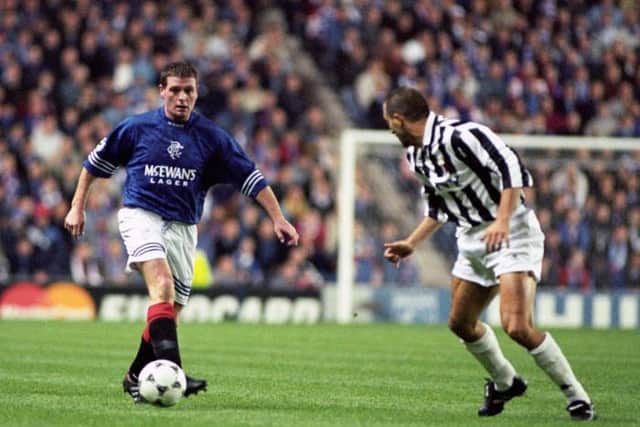 Conte remembers facing Gazza on his last trip to Ibrox - and his evening ending early. (Picture: SNS)