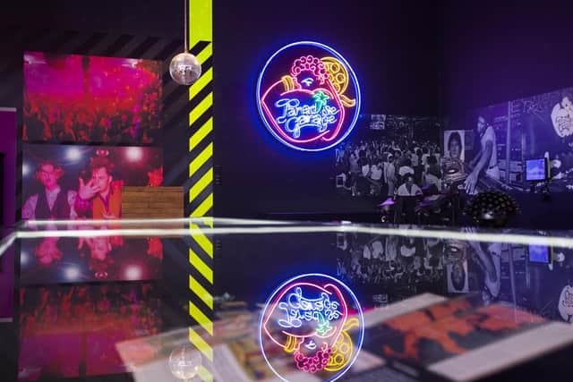 The New York disco Paradise Garage is among the clubs recalled in the exhibition. Picture: Michael McGurk