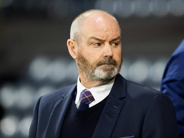 Scotland manager Steve Clarke will name his squad to face Ukraine in the World Cup play-off semi-final on Monday. (Photo by Alan Harvey / SNS Group)