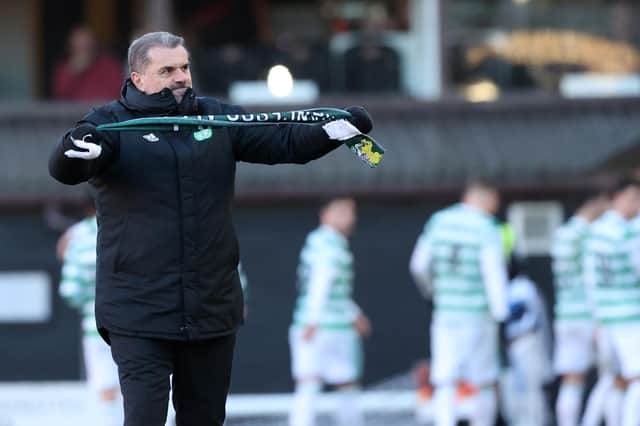 Celtic manager Ange Postecoglou insists he won't set any targets for his players. (Photo by Craig Williamson / SNS Group)