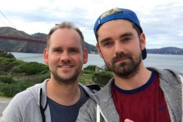 Richard Dyson, left, and Simon Midgley died in the fire at Cameron House.