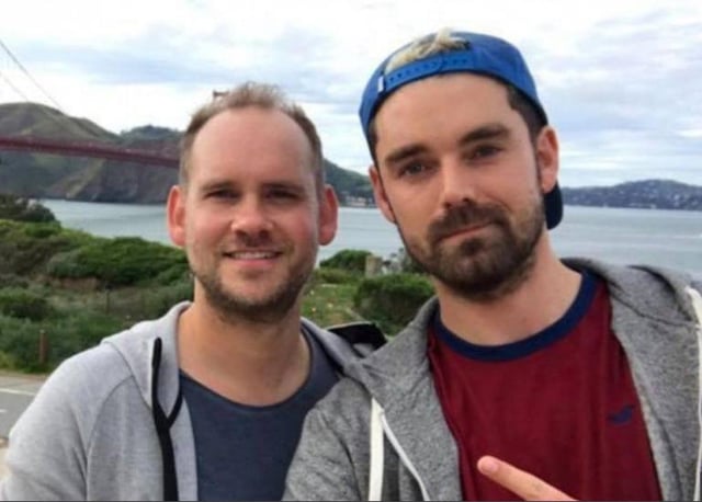 Richard Dyson, left, and Simon Midgley died in the fire at Cameron House.
