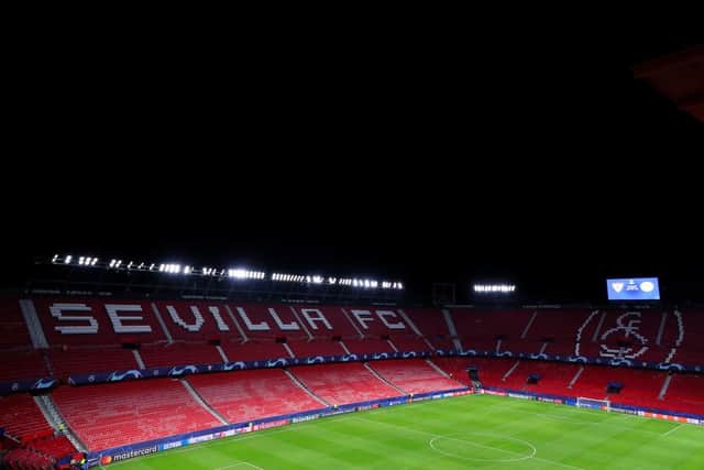 The UEFA Europa League final in 2022 will take place at Seville's Ramón Sánchez-Pizjuán Stadium in Spain. (Image credit: Fran Santiago/Getty Images)