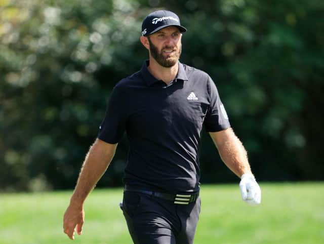 Dustin Johnson pictured during the third round of The Players Championship at TPC Sawgrass in March. Picture: Sam Greenwood/Getty Images.