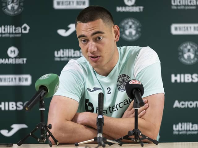 Lewis Miller wants Hibs to "paint Edinburgh green" when they face Hearts at Tynecastle on Sunday.