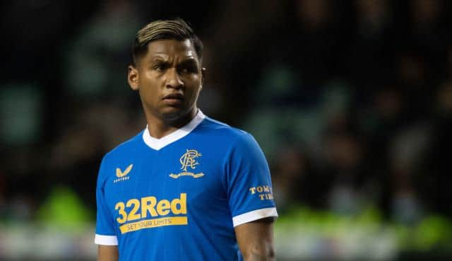 Alfredo Morelos put Rangers 2-0 up against St Mirren at Ibrox with his 13th goal of the season. (Photo by Craig Foy / SNS Group)