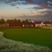 An artist's impression of the proposed new clubhouse at Dunbar