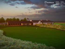 An artist's impression of the proposed new clubhouse at Dunbar