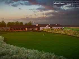 An artist's impression of the proposed new clubhouse at Dunbar