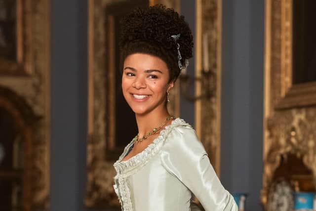 Queen Charlotte: A Bridgerton Story was launched on Netflix in May. Cr. Nick Wall/Netflix © 2023