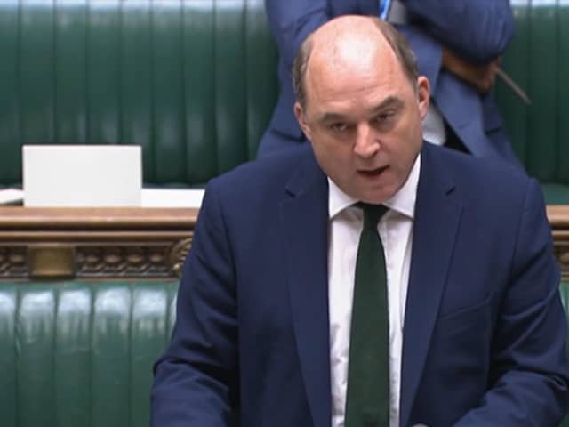 Defence Secretary Ben Wallace updating MPs in the House of Commons, London , on the latest situation in Ukraine. Picture date: Thursday October 20, 2022.