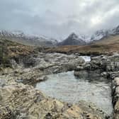 Out of the office at Glen Brittle's Fairy Pools on Skye