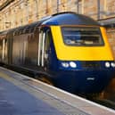 Scotrail has reported delays to some services after a stag was hit by a train.