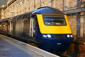 Scotrail has reported delays to some services after a stag was hit by a train.