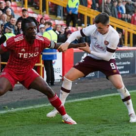 Hearts will have Lawrence Shankland back in action for Saturday's match away at Aberdeen.