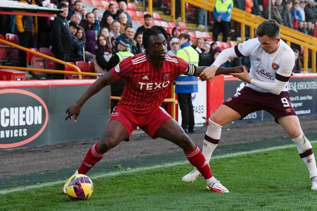 Hearts will have Lawrence Shankland back in action for Saturday's match away at Aberdeen.