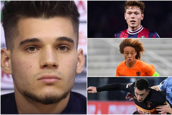 Injury to Ianis Hagi (left) has left Giovanni van Bronckhorst with a need in his first-team squad. He has been linked with Andreas Skov Olsen, Xavi Simons and Olimpiu Morutan.