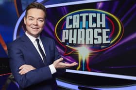 Catchphrase's affable host Stephen Mulhern who shows great patience in the face of some of the contestants’ utterly ridiculous guesses. Picture: contributed.