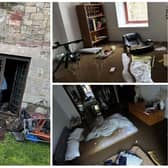 Jake Seath's pictures of his home in Heron Rise, which was destroyed by flooding caused by Storm Babet. Photo: Jake Seath