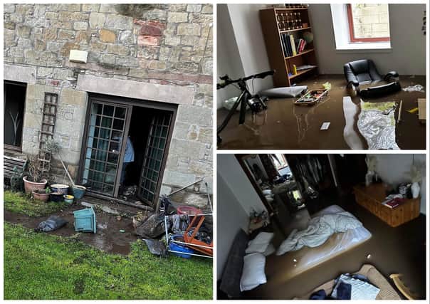 Jake Seath's pictures of his home in Heron Rise, which was destroyed by flooding caused by Storm Babet. Photo: Jake Seath