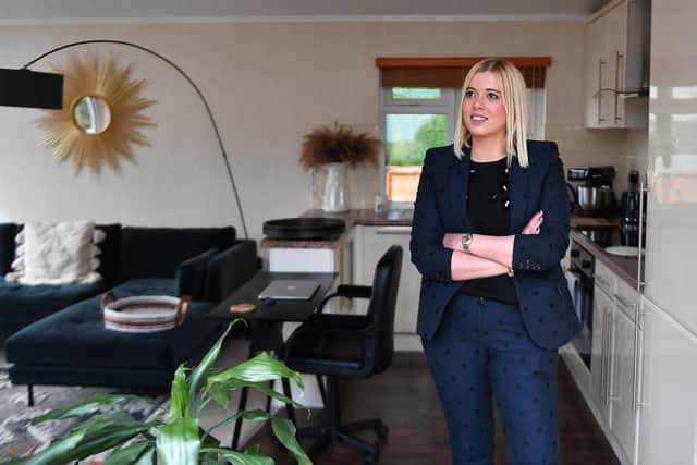 Candace Thomas in her home in Cuningar Estate Showman’s Yard in Rutherglen, where the loss of the usual traditions surrounding the summer season due to the pandemic are being sorely felt. PIC: John Devlin.