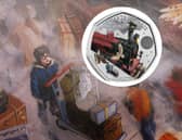 Harry Potter themed coins featuring the Hogwarts Express have been launched by the Royal Mint.