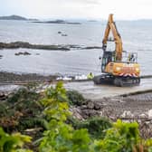 Dalgety Bay radiation clean-up (Pic: Lisa Ferguson)