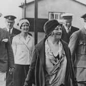 Lucy, Lady Houston with the Schneider Trophy pilots at Calshot, UK, in 1931 (Picture: Central Press/Hulton Archive/Getty Images)