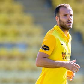 Matej Poplatnik netted the winning goal for Livingston. Picture: SNS