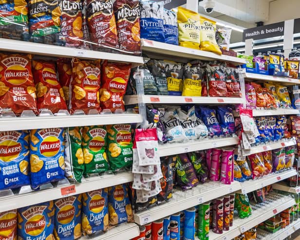 ​Crisps are among the food and drinks covered by the new restrictions in Scotland (Picture: stock.adobe.com)