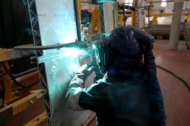 UK manufacturing firms outperformed services businesses for a 13th consecutive month, according to the report. Picture: Christopher Furlong/Getty Images.