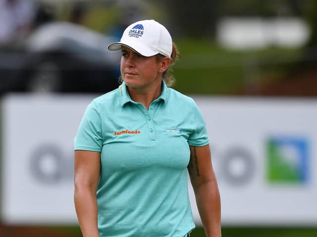 Michele Thomson pictured during the final round of the Aramco Team Series event at Laguna National in Singapore. Picture: LET