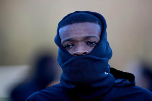 Olivier Ntcham wrapped up to deal with a Scottish winter that, among other things, the talented but lackadaisical midfielder seemed averse to during an exasperating Celtic career. (Photo by Craig Williamson / SNS Group)