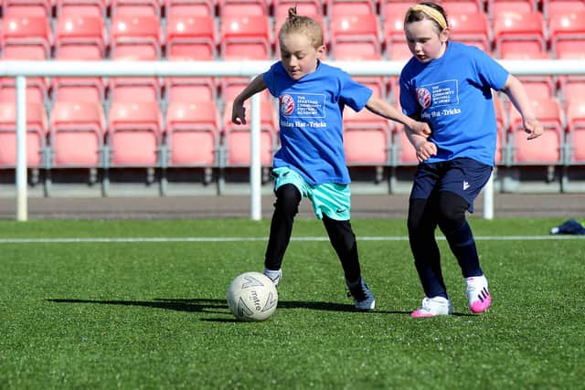 An Easter football camp for youngsters at Spartans
