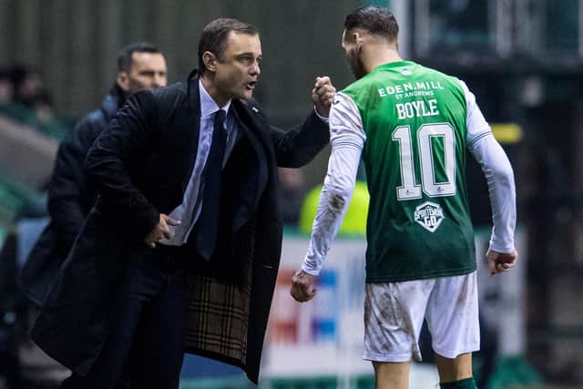 Maloney will have to make do without Martin Boyle, who has left Hibs for Al-Faisaly.
