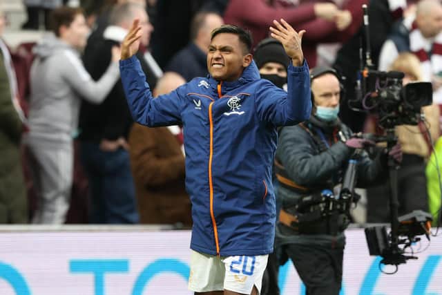 Alfredo Morelos is into his final year at Rangers. (Photo by Craig Williamson / SNS Group)