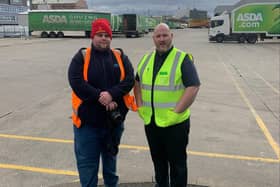 Kevin and David at Asda Grangemouth Distribution Centre
