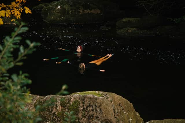 Swimmers at Glen Dye, Aberdeenshire, Scotland. Pic: Glen Dye/PA.